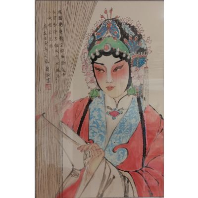 Peking Opera Character 24*36in(60.96*91.4cm)